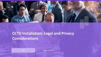 CCTV Installation Legal And Privacy Considerations PPT Template AT