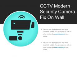 Cctv Modern Security Camera Fix On Wall