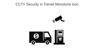CCTV Security In Transit Monotone Icon In Powerpoint Pptx Png And Editable Eps Format