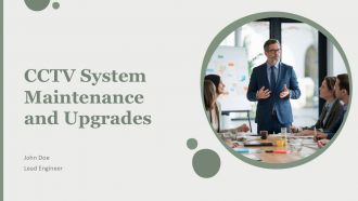 CCTV System Maintenance And Upgrades PPT Slides AT