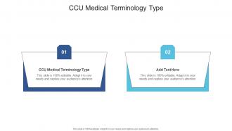 CCU Medical Terminology Type In Powerpoint And Google Slides Cpb