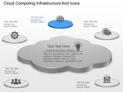 Cd cloud computing infrastructure and icons powerpoint template