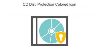 CD Disc Protection Colored Icon In Powerpoint Pptx Png And Editable Eps Format