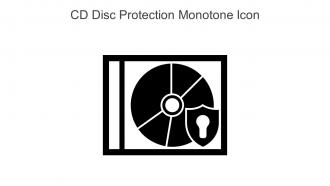 CD Disc Protection Monotone Icon In Powerpoint Pptx Png And Editable Eps Format