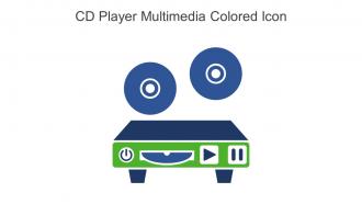 CD Player Multimedia Colored Icon In Powerpoint Pptx Png And Editable Eps Format