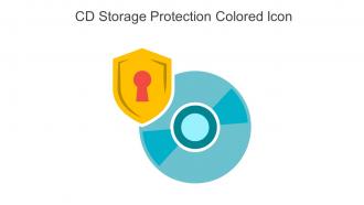 CD Storage Protection Colored Icon In Powerpoint Pptx Png And Editable Eps Format