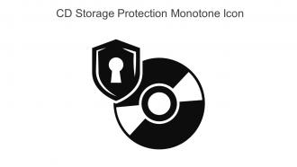 CD Storage Protection Monotone Icon In Powerpoint Pptx Png And Editable Eps Format