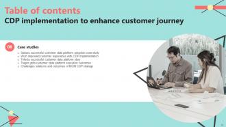 CDP implementation to enhance customer journey MKT CD V Template Best