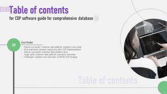 CDP Software Guide For Comprehensive Database MKT CD V Content Ready Adaptable
