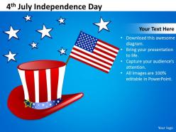Celebrate independence day this 4 july powerpoint presentation slides