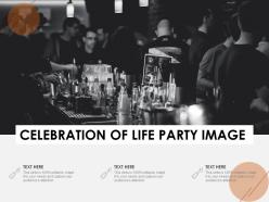 Celebration of life party image