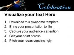Celebration success powerpoint templates and powerpoint backgrounds 0711
