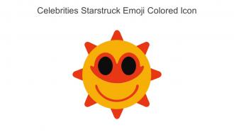 Celebrities Starstruck Emoji Colored Icon In Powerpoint Pptx Png And Editable Eps Format