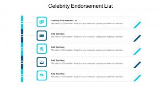 Celebrity Endorsement List In Powerpoint And Google Slides Cpb