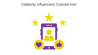 Celebrity Influencers Colored Icon In Powerpoint Pptx Png And Editable Eps Format