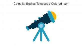 Celestial Bodies Telescope Colored Icon In Powerpoint Pptx Png And Editable Eps Format