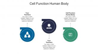 Cell function human body ppt powerpoint presentation infographics background designs cpb