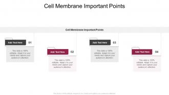 Cell Membrane Important Points In Powerpoint And Google Slides Cpb