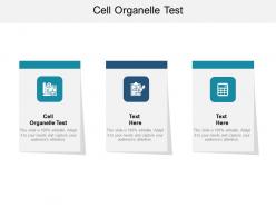 Cell organelle test ppt powerpoint presentation show skills cpb