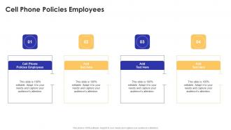 Cell Phone Policies Employees In Powerpoint And Google Slides Cpb