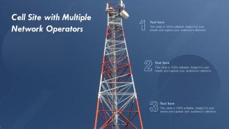Cell site with multiple network operators