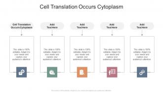 Cell Translation Occurs Cytoplasm In Powerpoint And Google Slides Cpb
