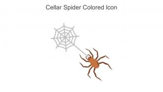 Cellar Spider Colored Icon In Powerpoint Pptx Png And Editable Eps Format