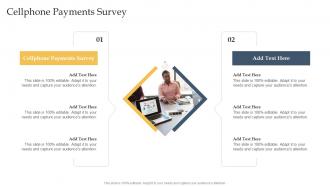 Cellphone Payments Survey In Powerpoint And Google Slides Cpb