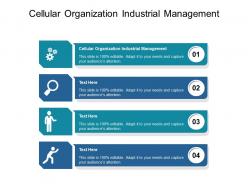 Cellular organization industrial management ppt powerpoint presentation files cpb