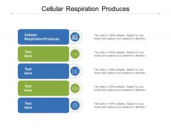 Cellular respiration produces ppt powerpoint presentation ideas graphics template cpb