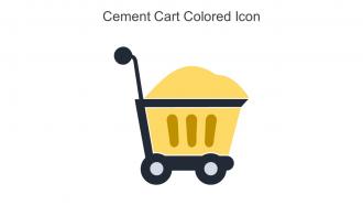 Cement Cart Colored Icon In Powerpoint Pptx Png And Editable Eps Format
