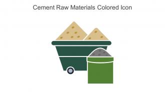 Cement Raw Materials Colored Icon In Powerpoint Pptx Png And Editable Eps Format