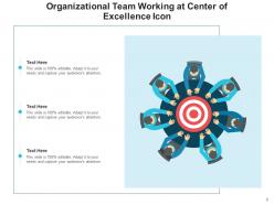 Center Of Excellence Icon Product Quality Organizational Business Technology