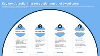 Center Of Excellence Powerpoint Ppt Template Bundles Captivating Content Ready