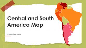 Central And South America Map Powerpoint Ppt Template Bundles