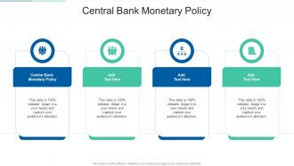 Central Bank Monetary Policy In Powerpoint And Google Slides Cpb