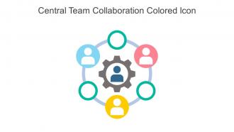 Central Team Collaboration Colored Icon In Powerpoint Pptx Png And Editable Eps Format