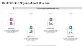 Centralization Organizational Structure In Powerpoint And Google Slides Cpb