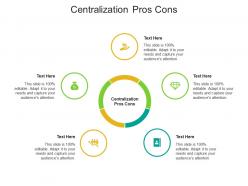 Centralization pros cons ppt powerpoint presentation styles clipart cpb