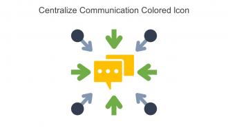 Centralize Communication Colored Icon In Powerpoint Pptx Png And Editable Eps Format