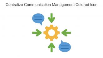 Centralize Communication Management Colored Icon In Powerpoint Pptx Png And Editable Eps Format
