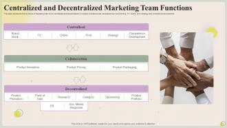 Centralized And Decentralized Marketing Team Functions
