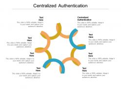 Centralized authentication ppt powerpoint presentation portfolio infographics cpb