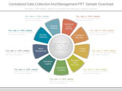Centralized data collection and management ppt sample download