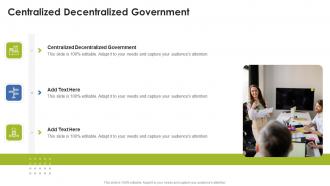 Centralized Decentralized Government In Powerpoint And Google Slides Cpb