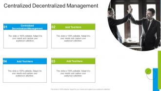 Centralized Decentralized Management In Powerpoint And Google Slides Cpb