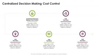 Centralized Decision Making Cost Control In Powerpoint And Google Slides Cpb