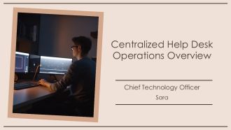 Centralized Help Desk Operations Overview PPT Sample AT