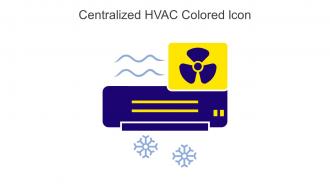 Centralized HVAC Colored Icon In Powerpoint Pptx Png And Editable Eps Format