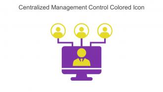 Centralized Management Control Colored Icon In Powerpoint Pptx Png And Editable Eps Format